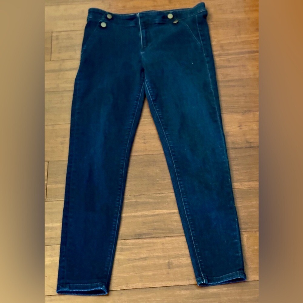 Ann Taylor Jeans Skinny Dark Wash Button
Detail Nautical